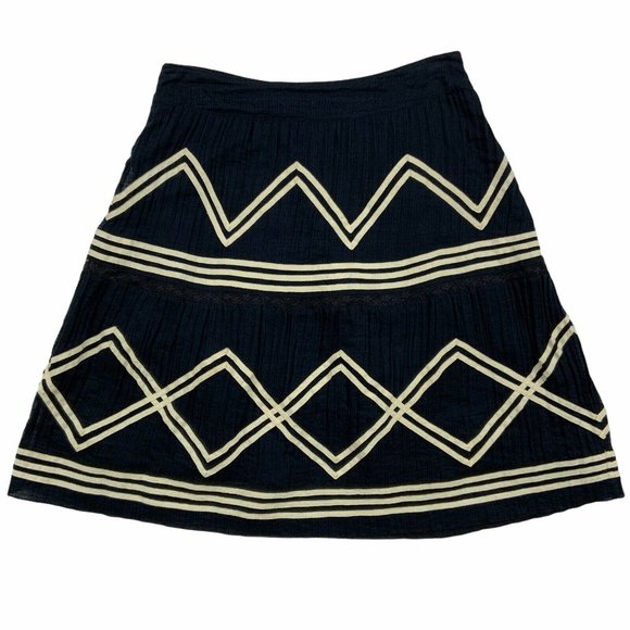 Anthropologie Dresses & Skirts - Anthropologie Lil Crooked Path A-Line Skirt 6 Mini